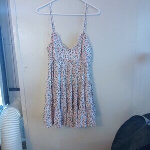 Saints+Secrets pink and white floral dress Size  Extra Small